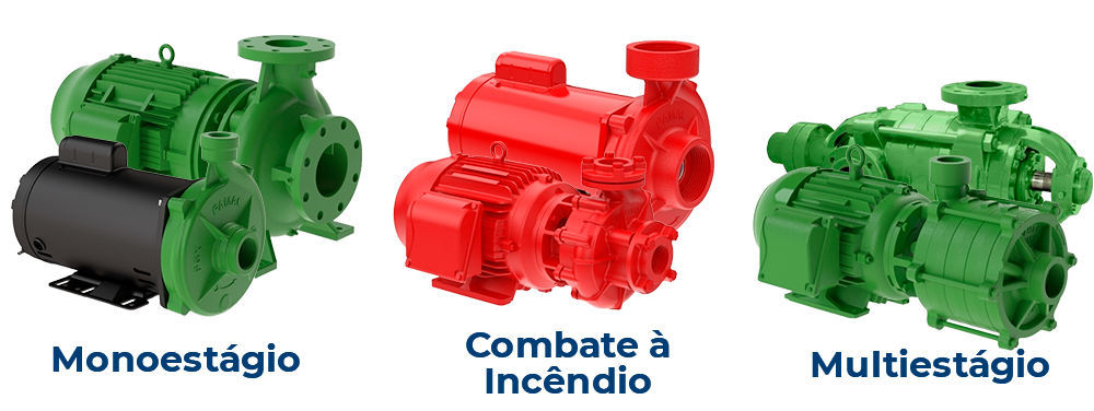 diversos modelos da Bomba Famac Bomba Famac